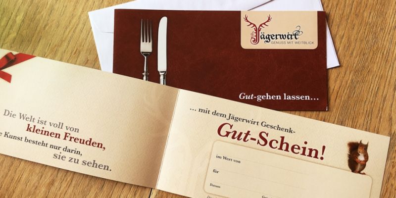 Jägerwirt Scheffau Restaurant - Gasthof Jägerwirt Geschenk Gutschein